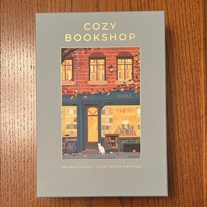 Hobbry-  Cozy Bookshop Puzzle - 500 Piece Jigsaw